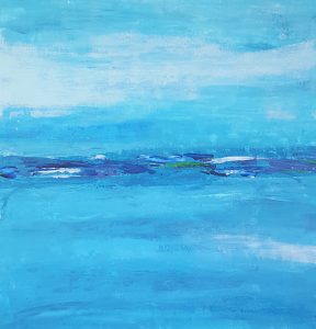 abstract seascape painting